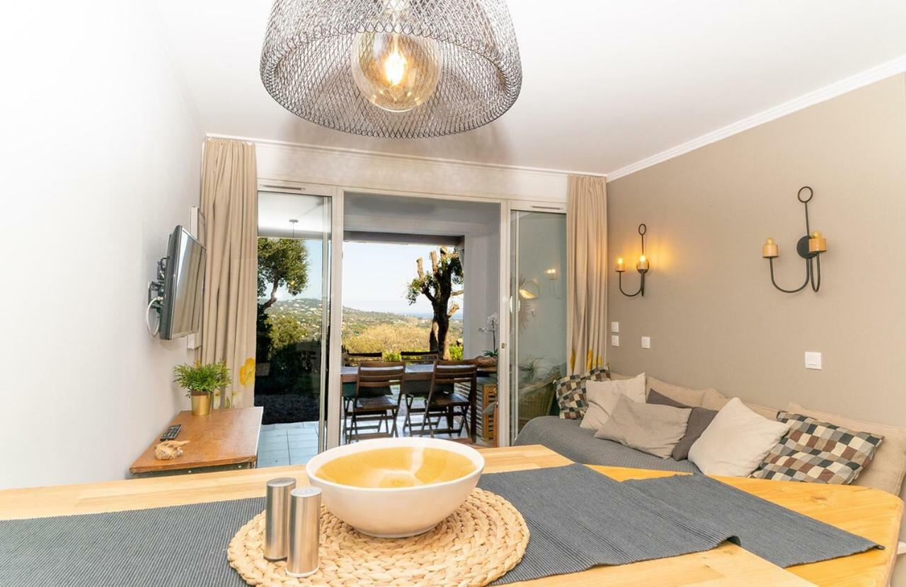 Ferienwohnung Les Restanques Grimaud Exterior foto